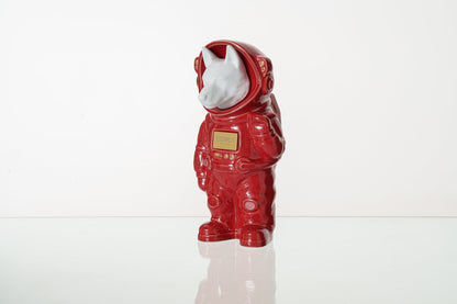 Pulvis Art Urns Pet Cremation Urn Red / White Matte / Yes (+$50) Dog Cremation Urn German Shepherd - Customizable Figure | Ceramic Pet Urn