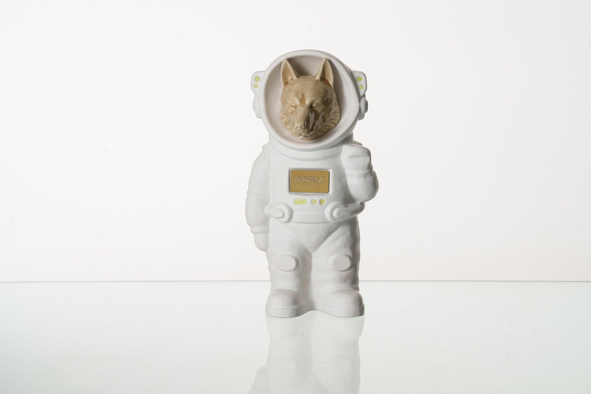Pulvis Art Urns Pet Cremation Urn White Matte / Beige / Yes (+$50) Dog Cremation Urn German Shepherd - Customizable Figure | Ceramic Pet Urn