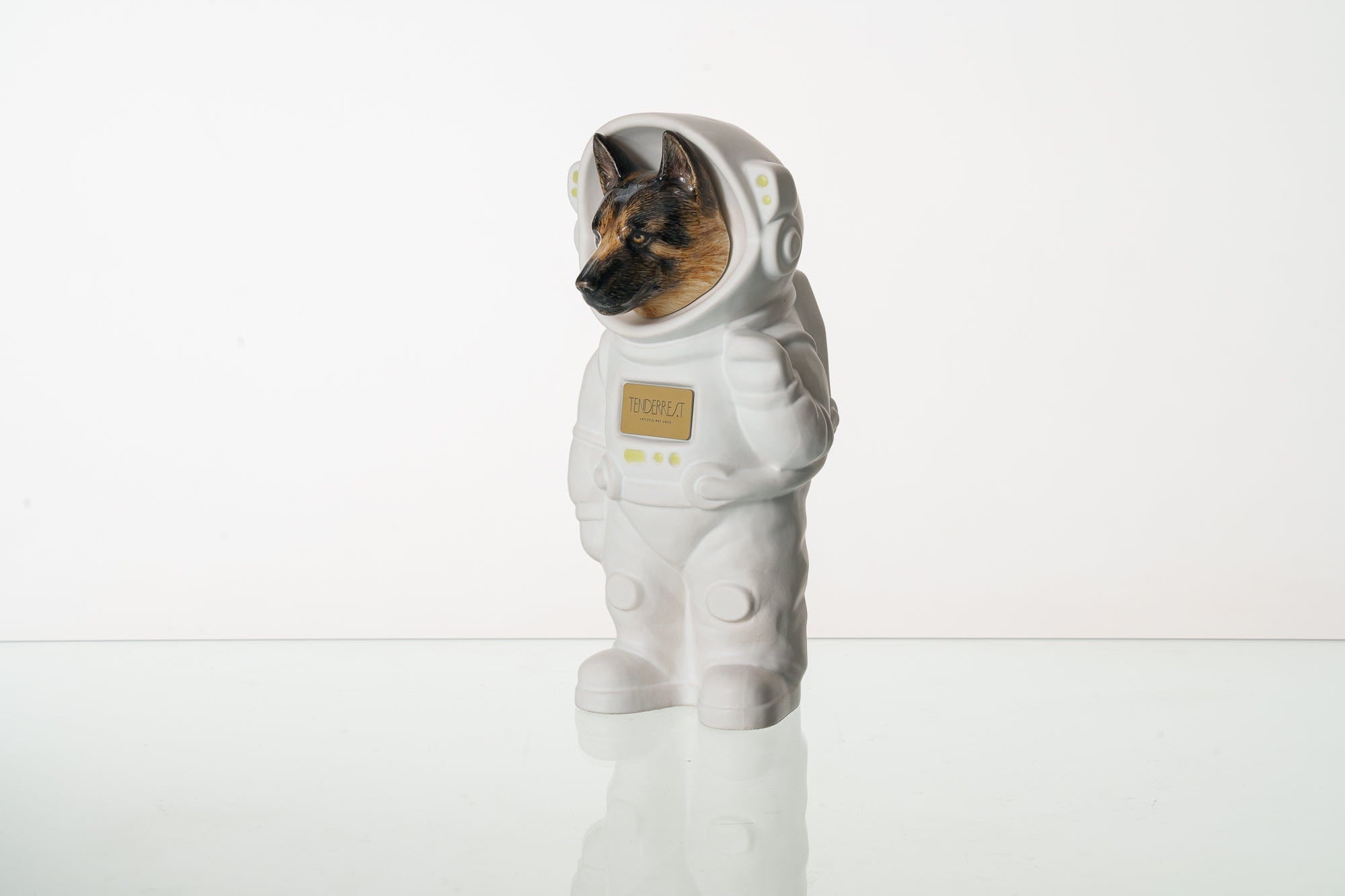 Pulvis Art Urns Pet Cremation Urn White Matte / CUSTOM (by photo) / No Dog Cremation Urn German Shepherd - Customizable Figure | Ceramic Pet Urn