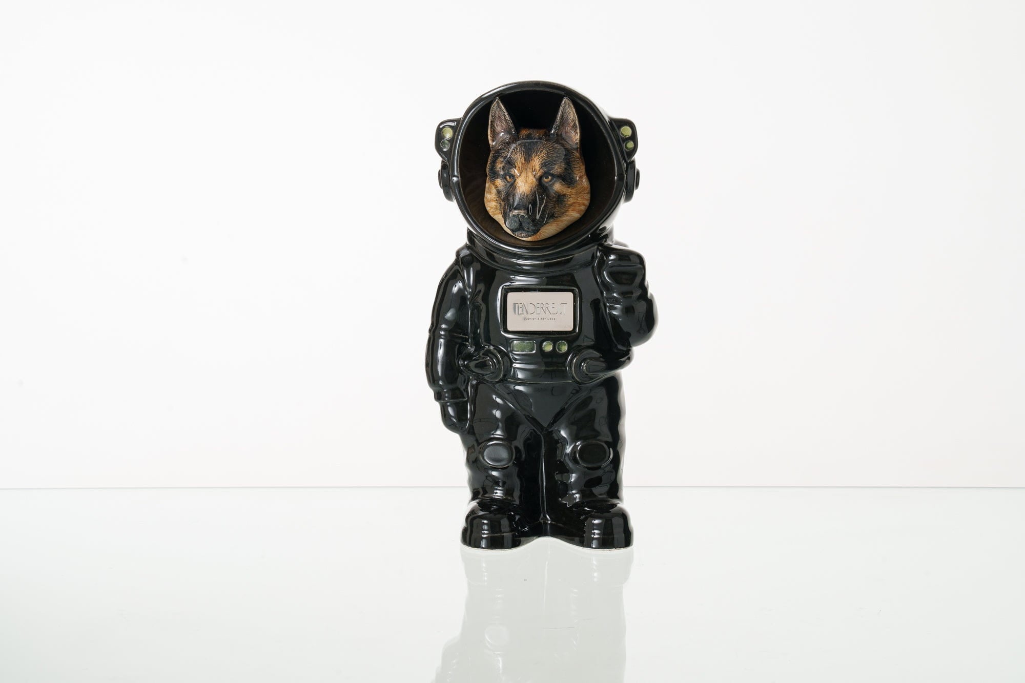 Pulvis Art Urns Pet Cremation Urn Black / CUSTOM (by photo) / Yes (+$50) Dog Cremation Urn German Shepherd - Customizable Figure | Ceramic Pet Urn