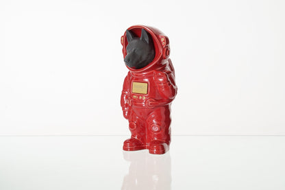 Pulvis Art Urns Pet Cremation Urn Red / Gray Matte / Yes (+$50) Dog Cremation Urn German Shepherd - Customizable Figure | Ceramic Pet Urn