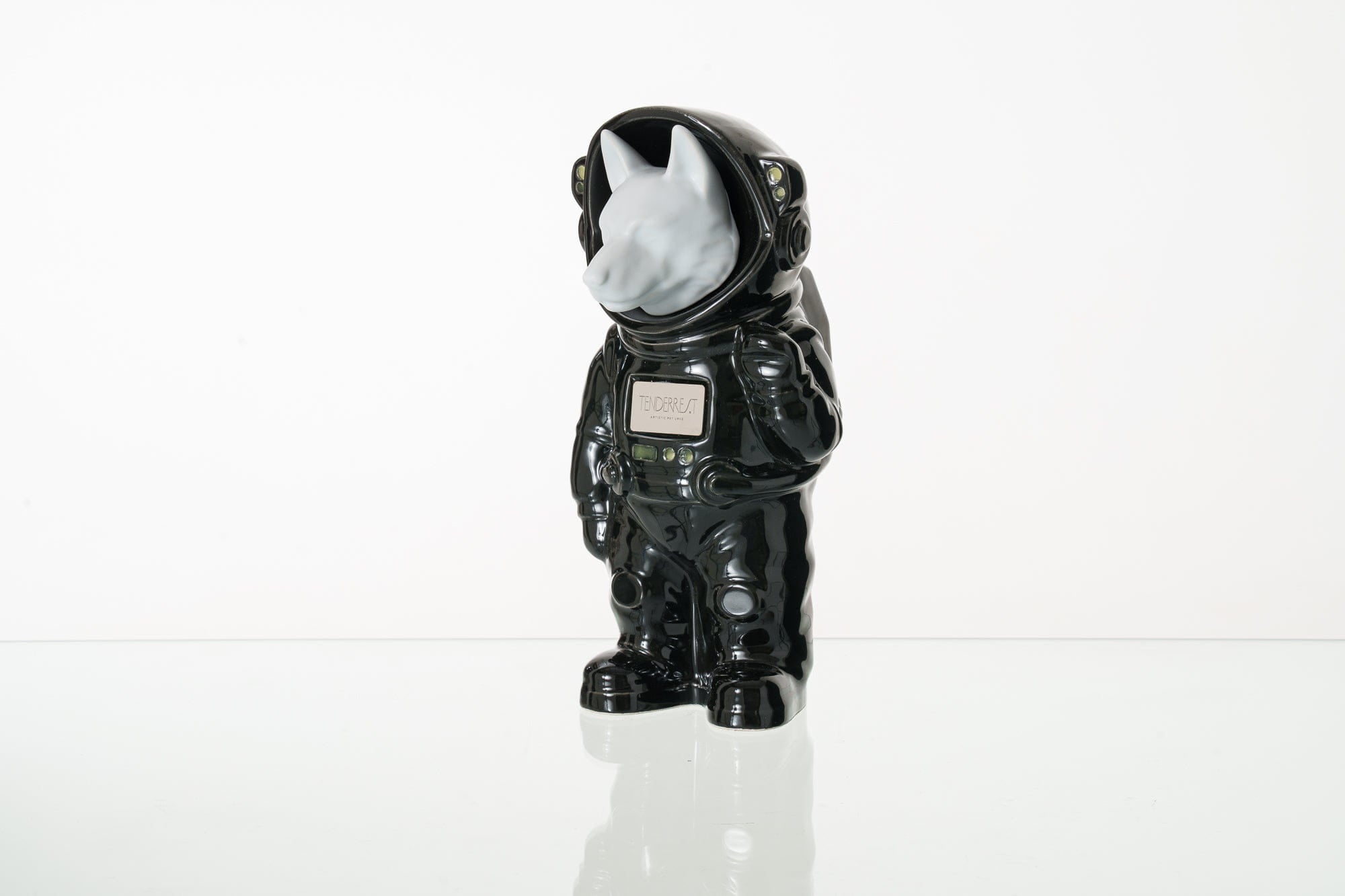 Pulvis Art Urns Pet Cremation Urn Black / White Matte / No Dog Cremation Urn German Shepherd - Customizable Figure | Ceramic Pet Urn