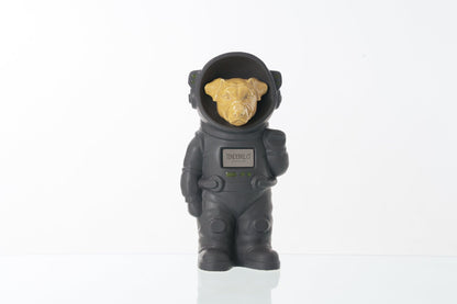 Pulvis Art Urns Pet Cremation Urn Gray Matte / Yellow / No Dog Cremation Urn Jack Russell - Customizable Figure | Ceramic Pet Urn