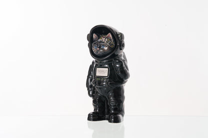 Pulvis Art Urns Pet Cremation Urn Aster / Black / Yes (+$50) Hand Decorated Pet Urn - Cat | Ceramic Handmade Figure