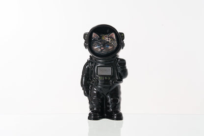 Pulvis Art Urns Pet Cremation Urn Aster / Black / No Hand Decorated Pet Urn - Cat | Ceramic Handmade Figure