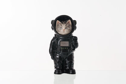 Pulvis Art Urns Pet Cremation Urn Lyra / Black / Yes (+$50) Hand Decorated Pet Urn - Cat | Ceramic Handmade Figure