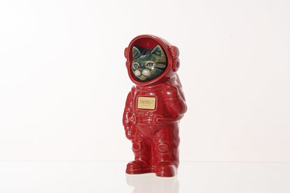Pulvis Art Urns Pet Cremation Urn Aurora / Red / Yes (+$50) Hand Decorated Pet Urn - Cat | Ceramic Handmade Figure