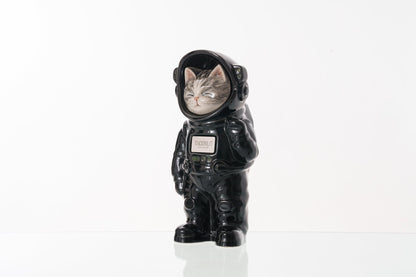 Pulvis Art Urns Pet Cremation Urn Lyra / Black / No Hand Decorated Pet Urn - Cat | Ceramic Handmade Figure