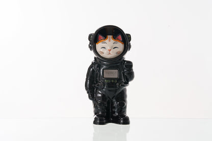 Pulvis Art Urns Pet Cremation Urn Sora / Black / No Hand Decorated Pet Urn - Cat | Ceramic Handmade Figure