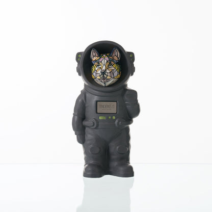 Pulvis Art Urns Pet Cremation Urn Polaris / Gray Matte / No Hand Decorated Pet Urn - Dog | Ceramic Handmade Figure