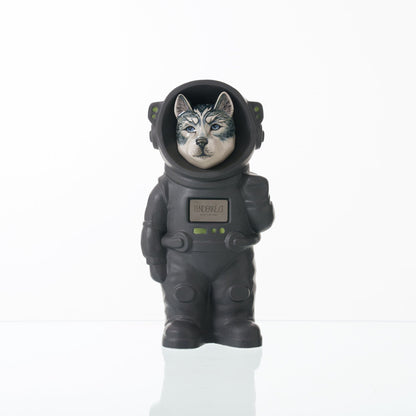 Pulvis Art Urns Pet Cremation Urn Titan / Gray Matte / Yes (+$50) Hand Decorated Pet Urn - Dog | Ceramic Handmade Figure
