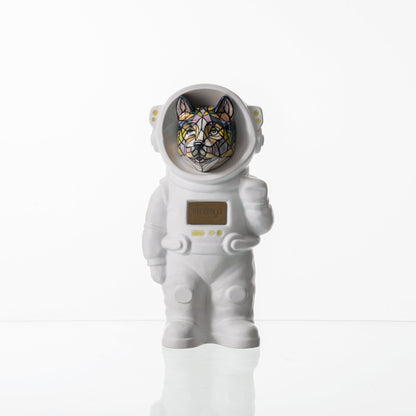 Pulvis Art Urns Pet Cremation Urn Polaris / White Matte / Yes (+$50) Hand Decorated Pet Urn - Dog | Ceramic Handmade Figure