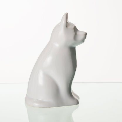 "Barkley" Pet Urn for Dog - White | Ceramic | Handmade - Pulvis Art Urns