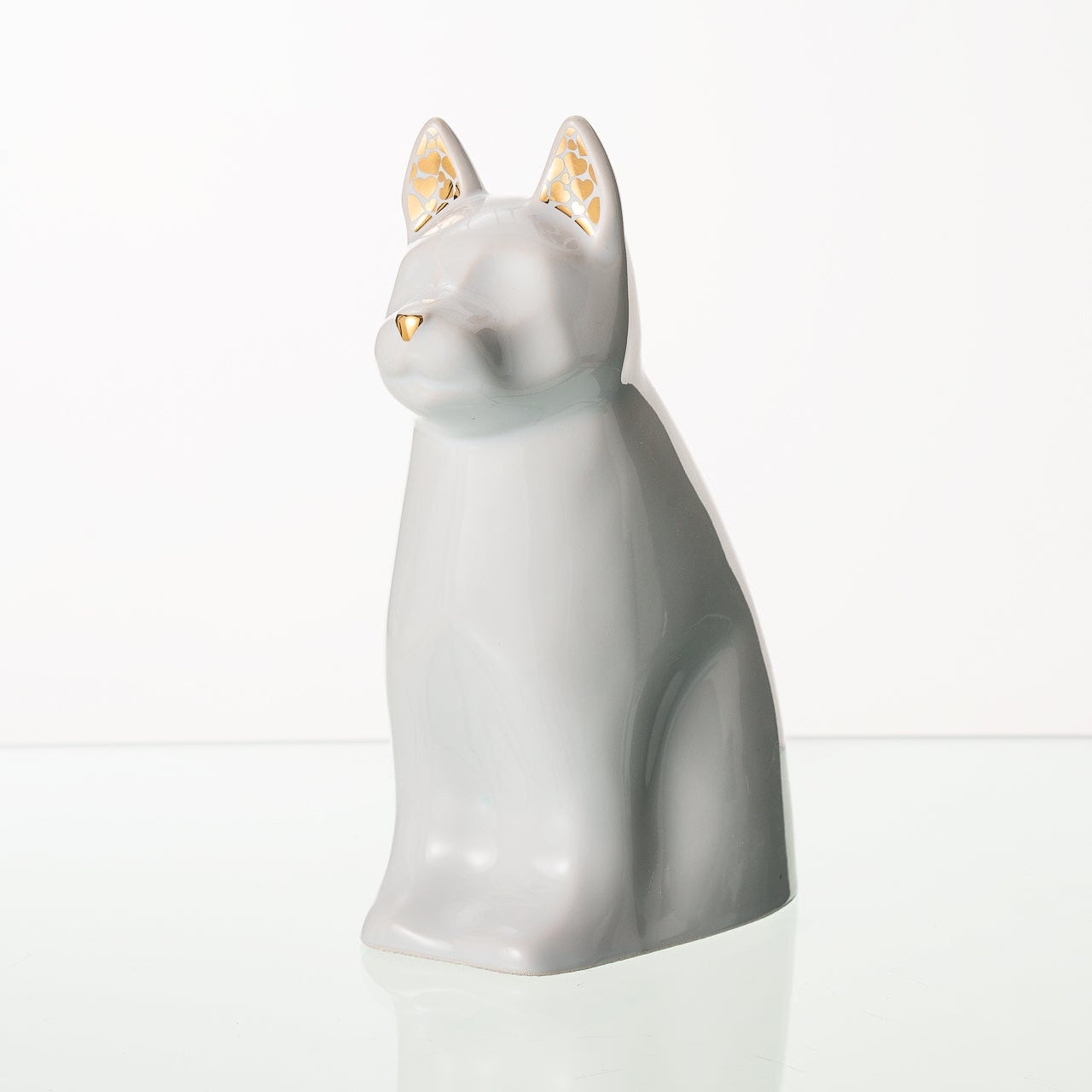 "Barkley" Pet Urn for Dog - White | Ceramic | Handmade - Pulvis Art Urns