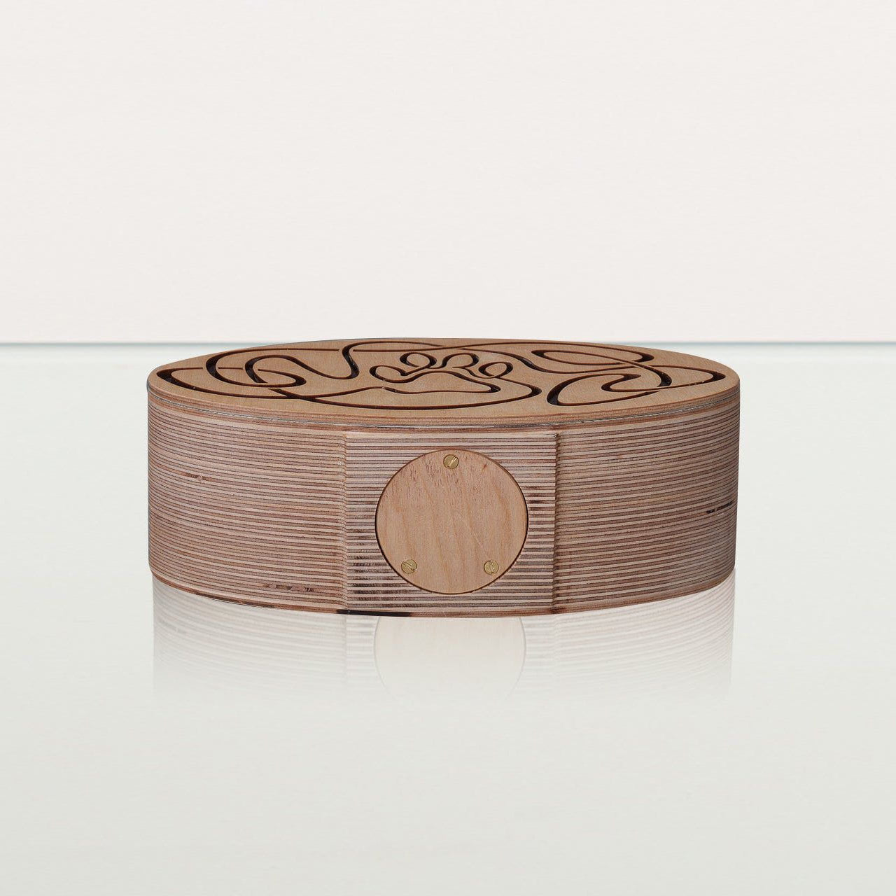Cosmic Paw Cremation Urn - Plywood | Pet Urn - Pulvis Art Urns