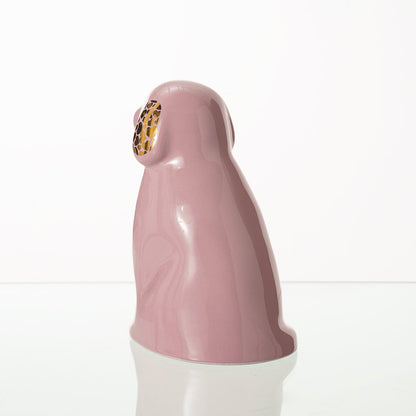 "Cuddle" Pet Urn for Dog - Pink | Ceramic | Handmade - Pulvis Art Urns