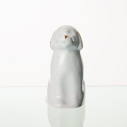 "Cuddle" Pet Urn for Dog - White | Ceramic | Handmade - Pulvis Art Urns