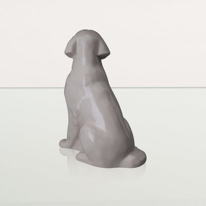 Golden Retriever Pet Urn - Off-white | Ceramic Dog Urn - Pulvis Art Urns