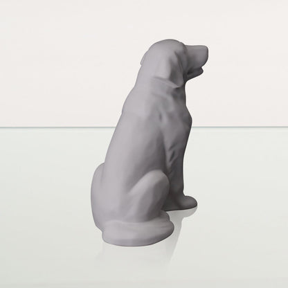 Golden Retriever Pet Urn - White Matte | Ceramic Dog Urn - Pulvis Art Urns