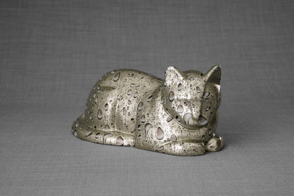 HydroGraphics Pet Urn For Cat - "Drops" - Ceramic | Hydro Dipping - Pulvis Art Urns