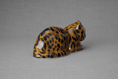 HydroGraphics Pet Urn For Cat | Spotted Light | Ceramic - Pulvis Art Urns