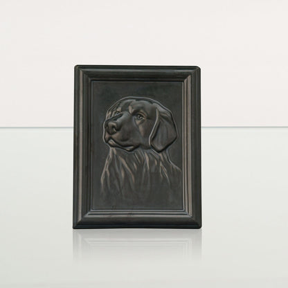 Labrador Pet Urn for Ashes - Dark Matte | Ceramic | Handmade Pet Urn - Pulvis Art Urns