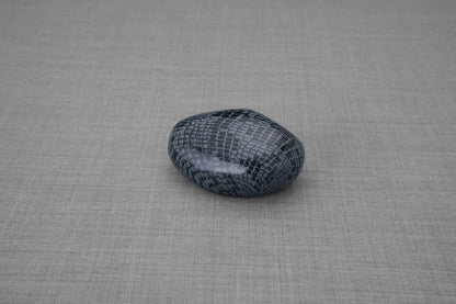 Mini Reptile Urn - Dark Blue | Ceramic | HydroGraphics - Pulvis Art Urns