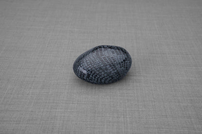 Mini Reptile Urn - Dark Blue | Ceramic | HydroGraphics - Pulvis Art Urns