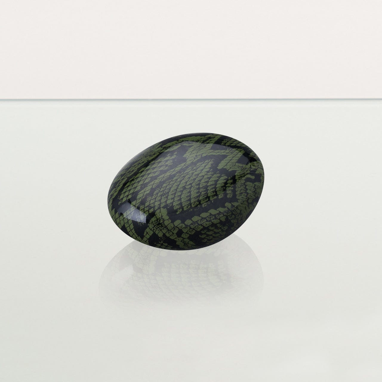 Mini Reptile Urn - Dark Green | Ceramic | HydroGraphics - Pulvis Art Urns