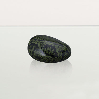 Mini Reptile Urn - Dark Green | Ceramic | HydroGraphics - Pulvis Art Urns