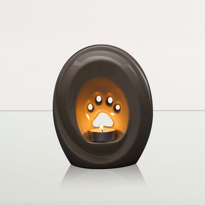 Paw Pet Urn for Ashes - Off-white | Ceramic | Handmade Pet Urn - Pulvis Art Urns