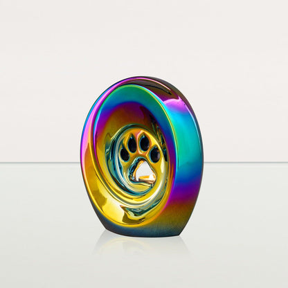 Paw Pet Urn for Ashes - Titanized | Ceramic | Handmade Pet Urn - Pulvis Art Urns