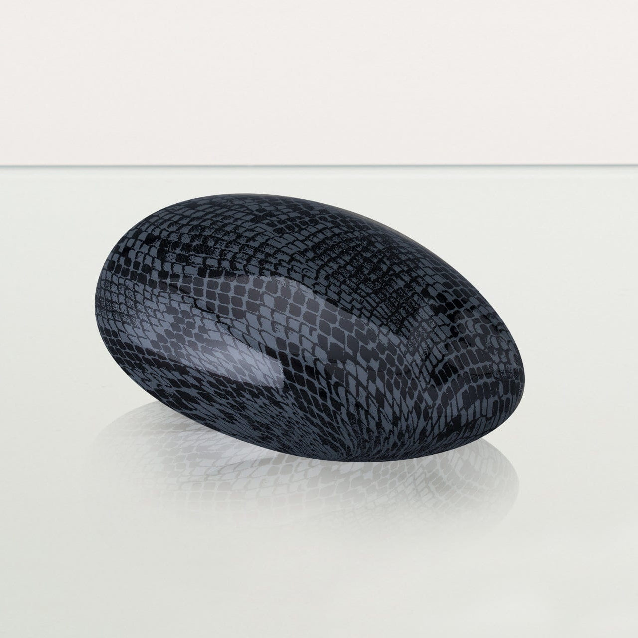 Reptile Pet Urn - Dark Blue | Ceramic | HydroGraphics - Pulvis Art Urns