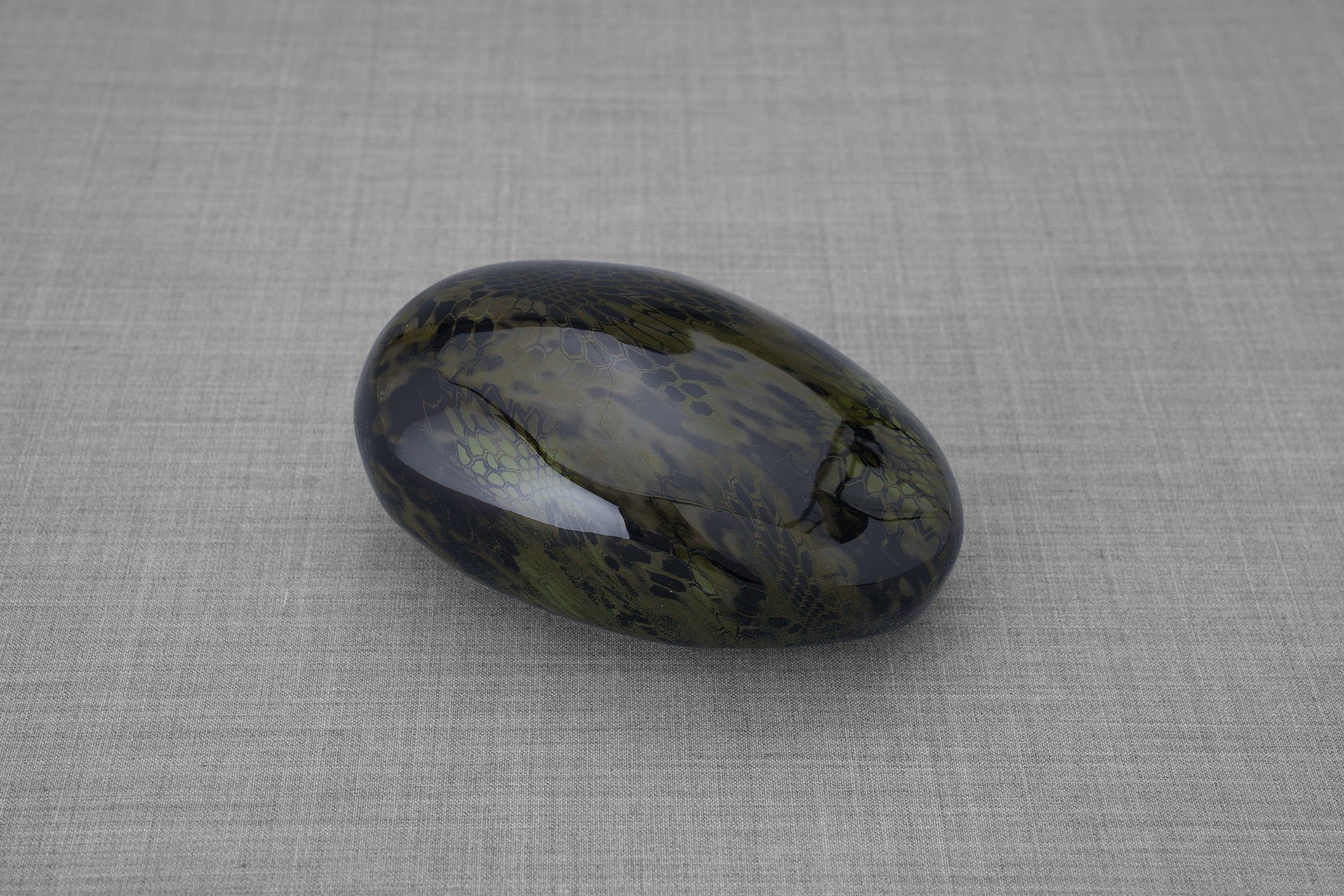 Reptile Pet Urn - Dark Green | Ceramic | HydroGraphics - Pulvis Art Urns