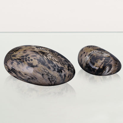 Snake Pet Urn - Beige | Ceramic | HydroGraphics - Pulvis Art Urns