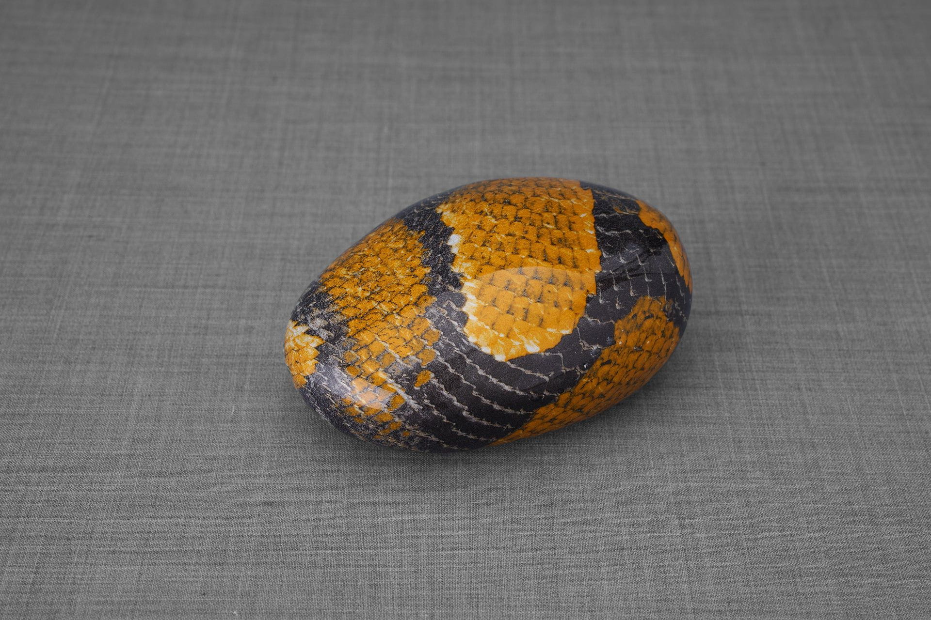 Snake Pet Urn - Yellow | Ceramic | HydroGraphics - Pulvis Art Urns