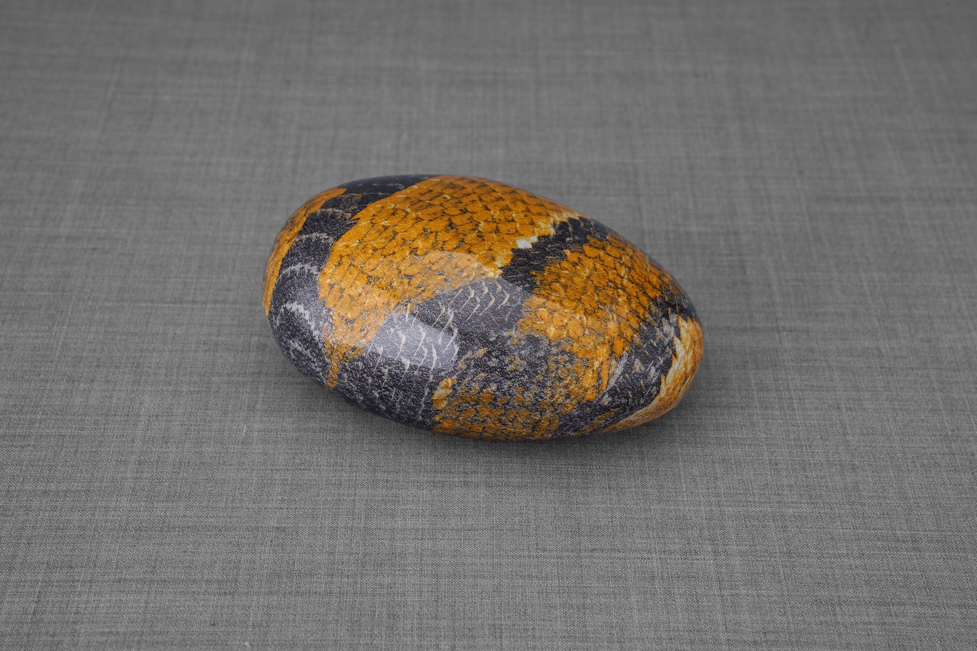 Snake Pet Urn - Yellow | Ceramic | HydroGraphics - Pulvis Art Urns