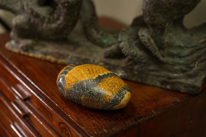 Snake Pet Urn - Yellow | Ceramic | HydroGraphics - Pulvis Art Urns