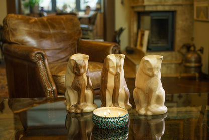 Wooden Pet Urn "Neko" - Pet Crematon Urn | Handmade - Pulvis Art Urns