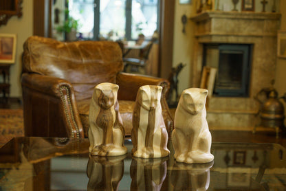 Wooden Pet Urn "Neko" - Pet Crematon Urn | Handmade - Pulvis Art Urns