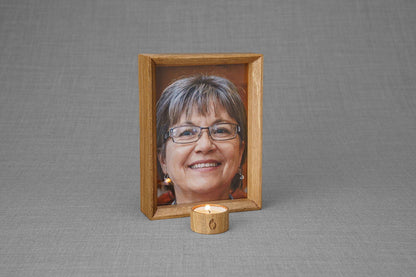 Memorial Picture Frame - Handmade | Genuine Walnut - Pulvis Art Urns