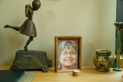Memorial Picture Frame - Handmade | Genuine Walnut - Pulvis Art Urns