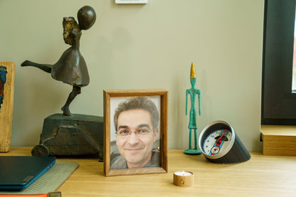 Memorial Picture Frame - Handmade | Genuine Walnut - Pulvis Art Urns