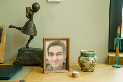 Memorial Picture Frame - Handmade | Genuine Walnut - Pulvis Art Urns