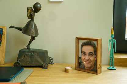 Memorial Picture Frame - Handmade | Genuine Walnut - Pulvis Art Urns