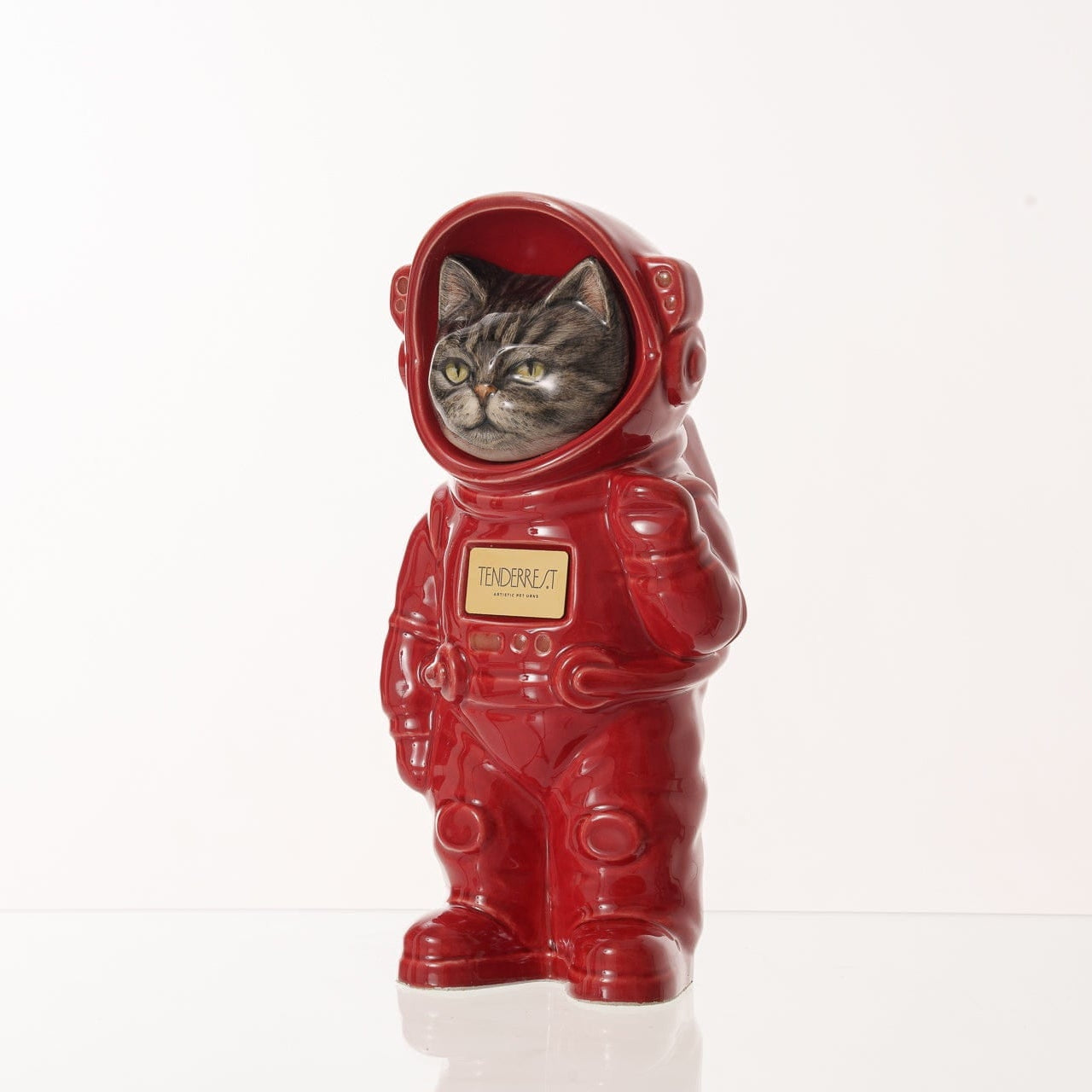 Customizable Pet Cremation Urn - Cat | Ceramic Handmade Figure - Pulvis Art Urns